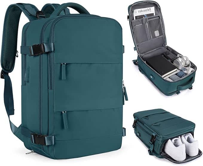 coofay Travel Backpack For Women Men Airline Approved Carry On Backpack