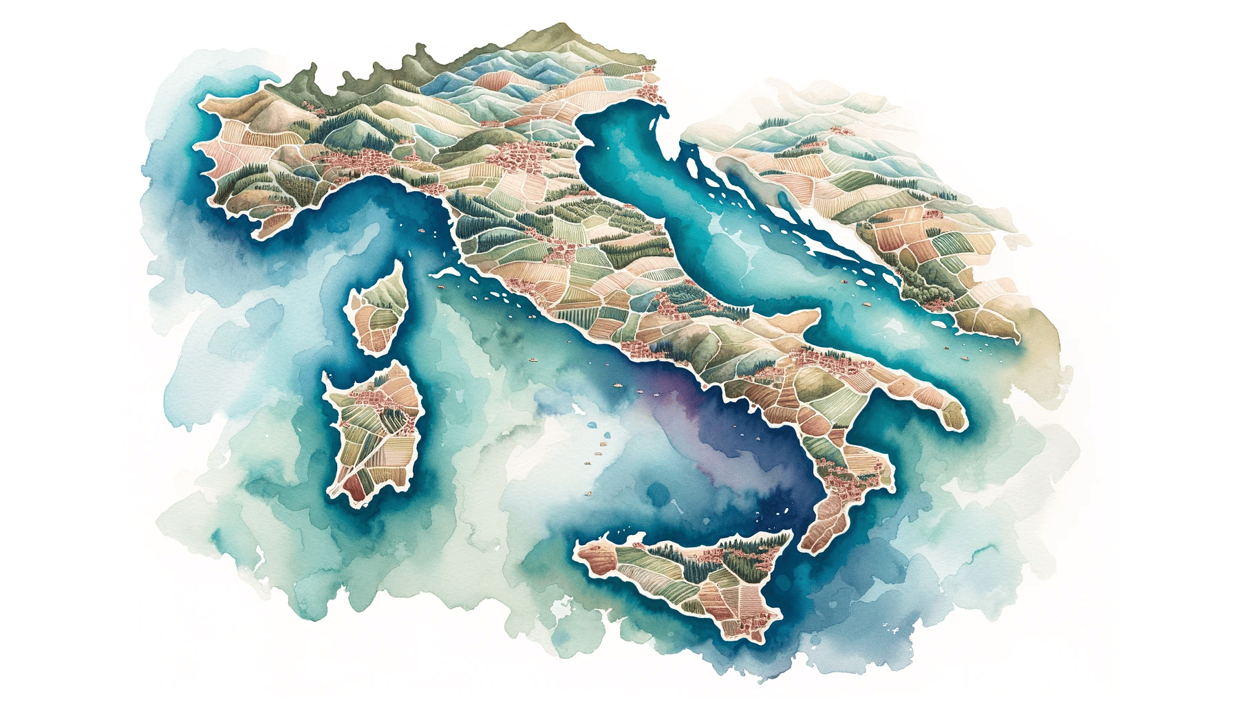 Map of Tuscany TripFlops - DALL%C2%B7E 2023 10 20 13.51.38 Watercolor Painting Of A Map Of Tuscany Italy Without Any Written Names. The Map Showcases The Diverse Landscapes Of The Region From Rolling Hills A Be12baae 