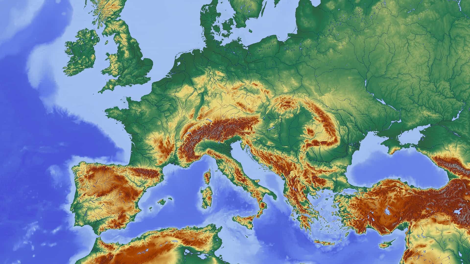 Map of europe
